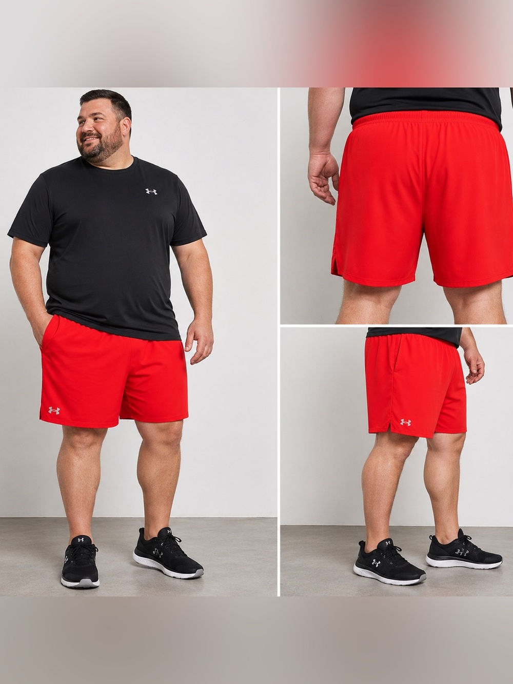 Under Armour Men’s Red Athletic Shorts Size 3X